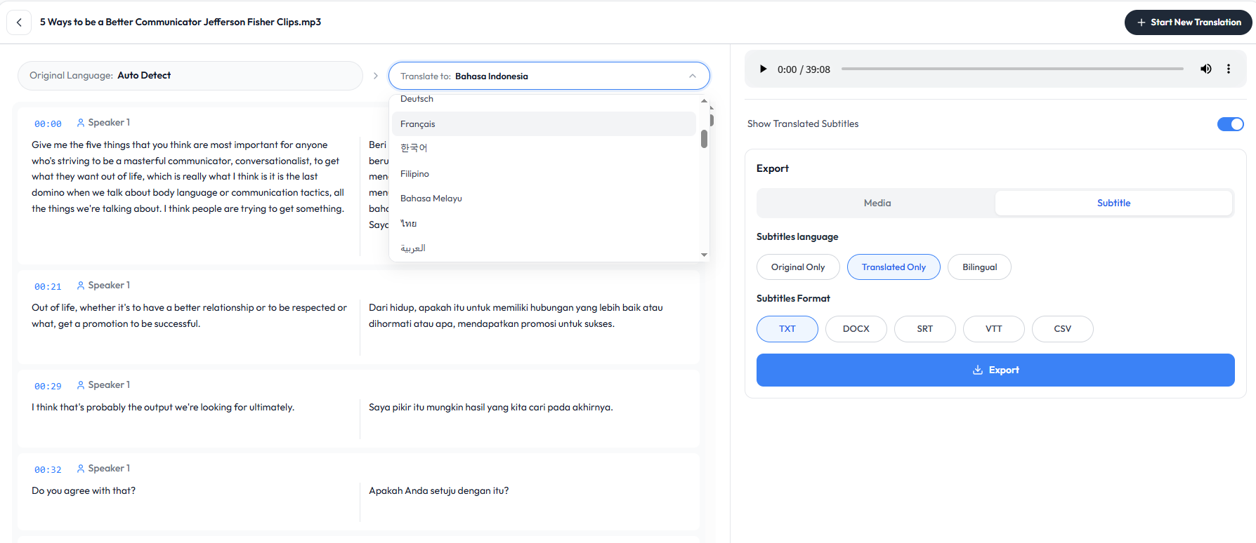 Step 4: Review the Side-by-Side Output