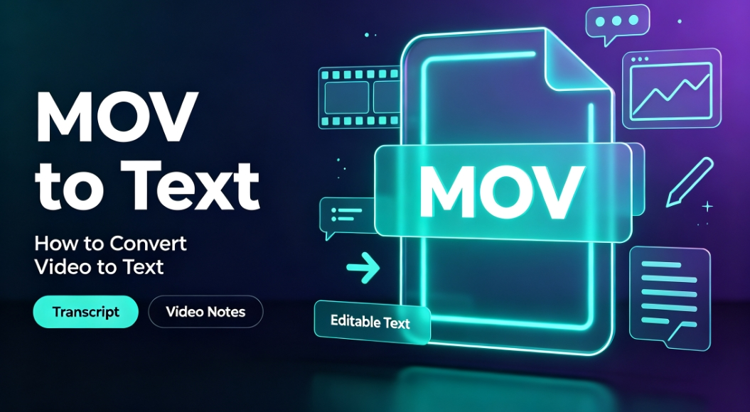 How to Convert MOV to Text: The Apple User's Guide to Video Transcription
