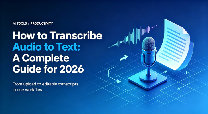 How to Transcribe Audio to Text: A Complete Guide for 2026
