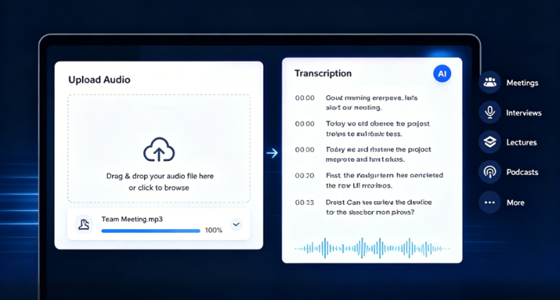 Improve Productivity with AI-Powered Audio Transcription