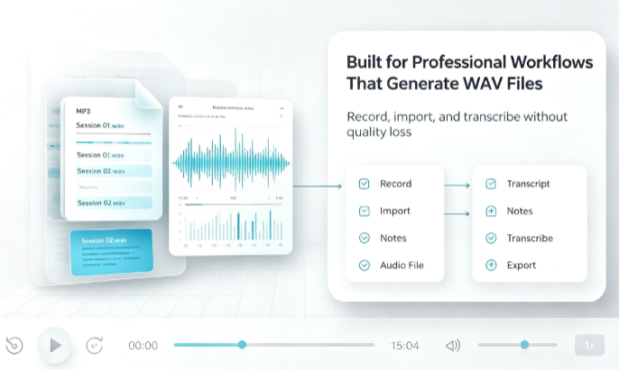 Turn Voice Memos, Podcasts, and Interviews into Searchable Text