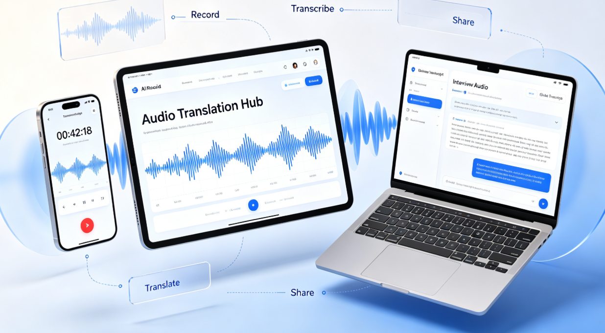 Turn Audio Recordings into Global Content