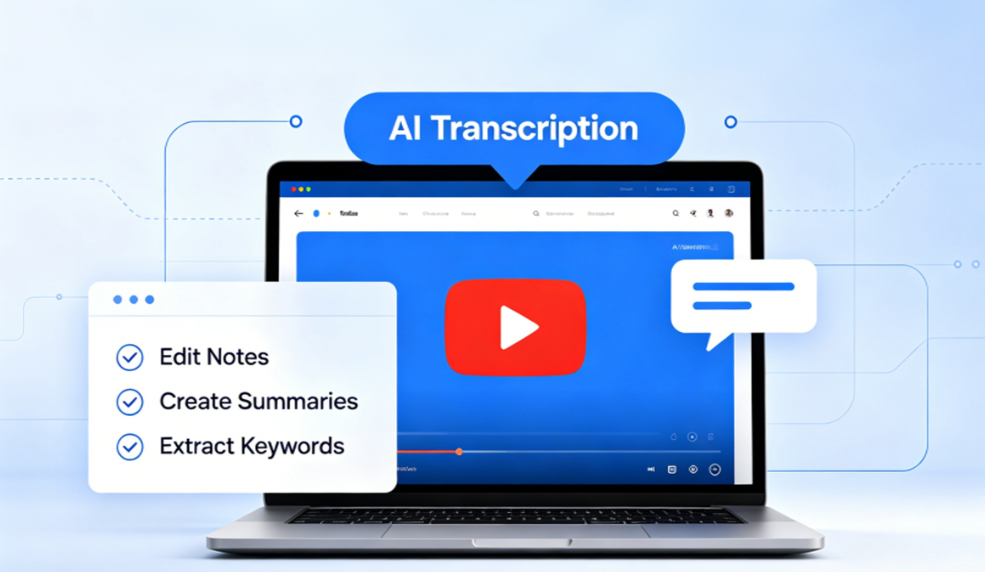 Improve Productivity with AI-Powered YouTube Transcription